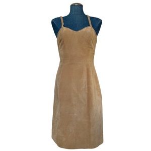 Vintage 100% Leather Dress